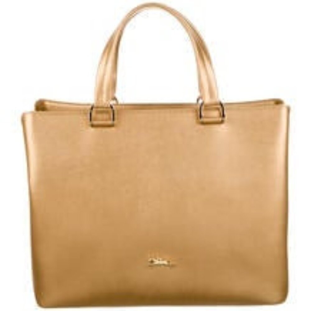 Longchamp Honoré 404 Tote, Gold, Leather - Perfect Condition